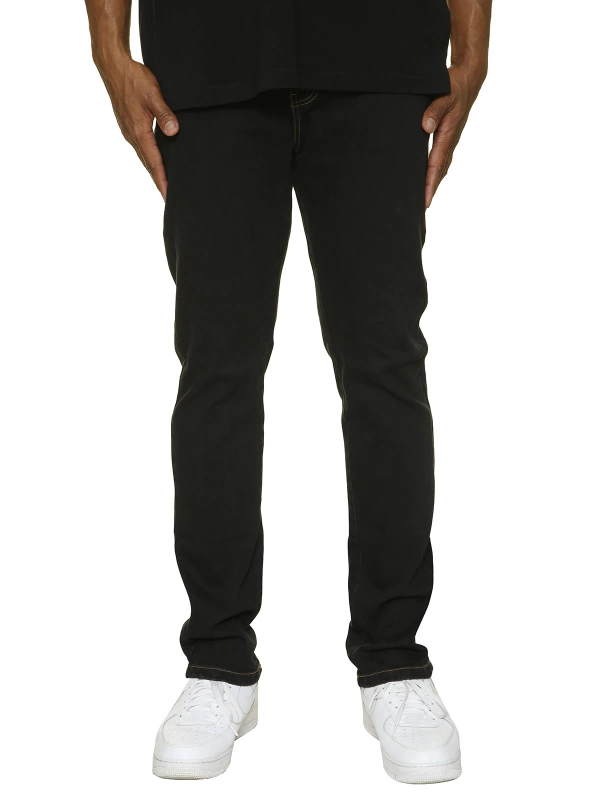 MEN'S BLACK 5 POCKET JEANS